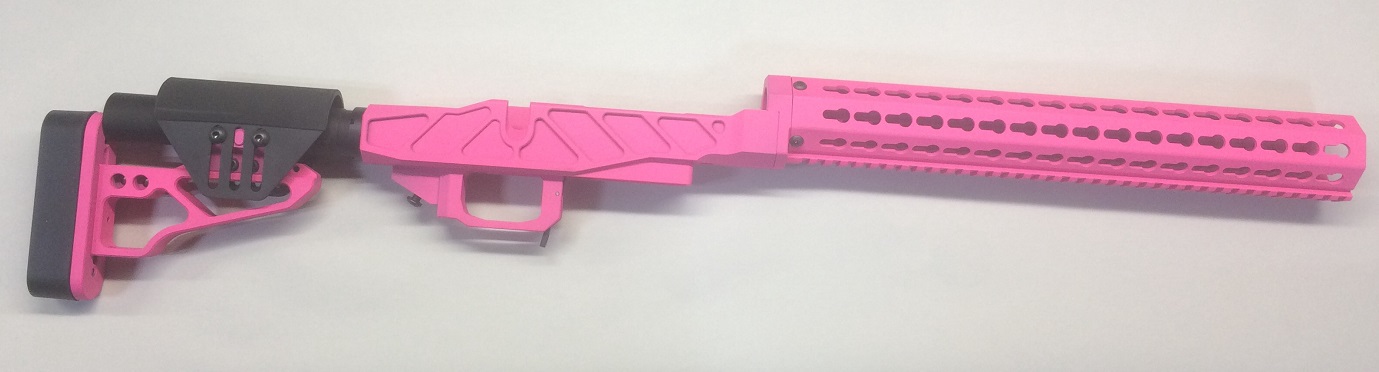 XG PRS PRO Chassis Remington 700 SA Pink CERAKOTE - Click Image to Close